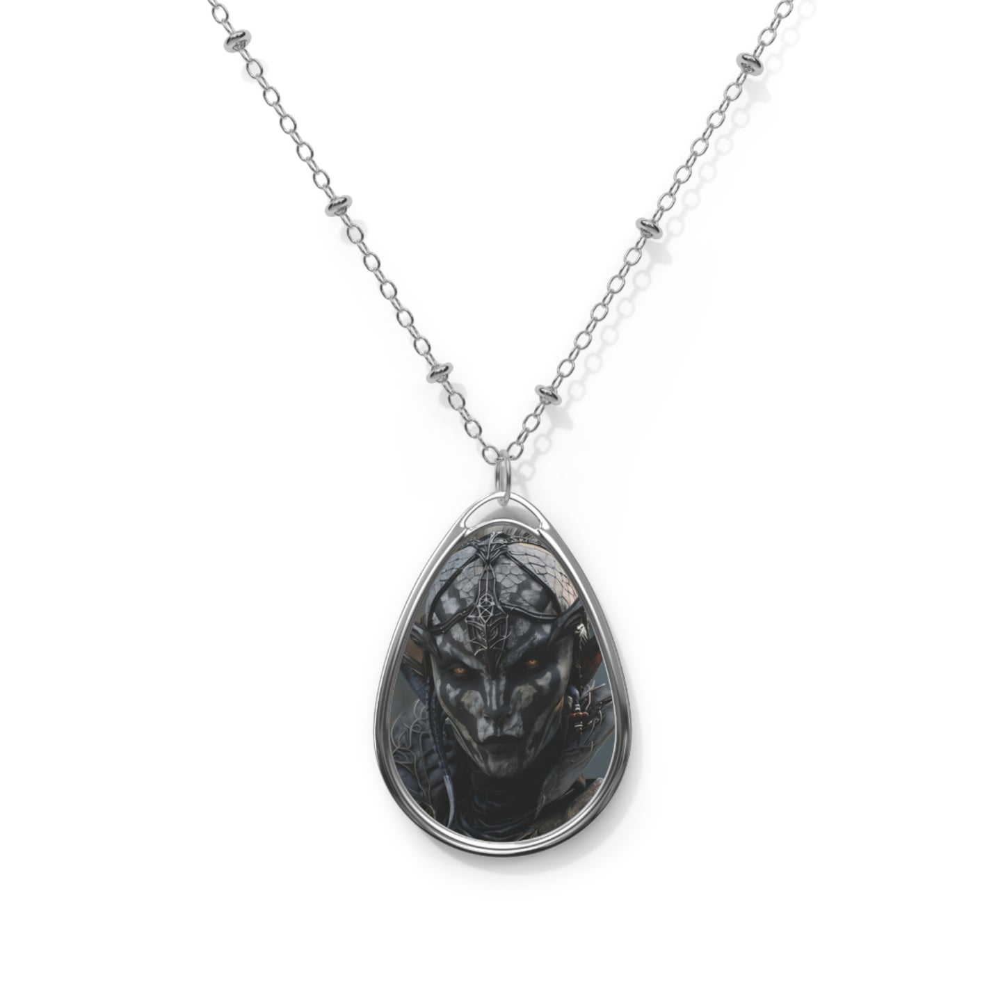 Merial Cosmos Oval Necklace