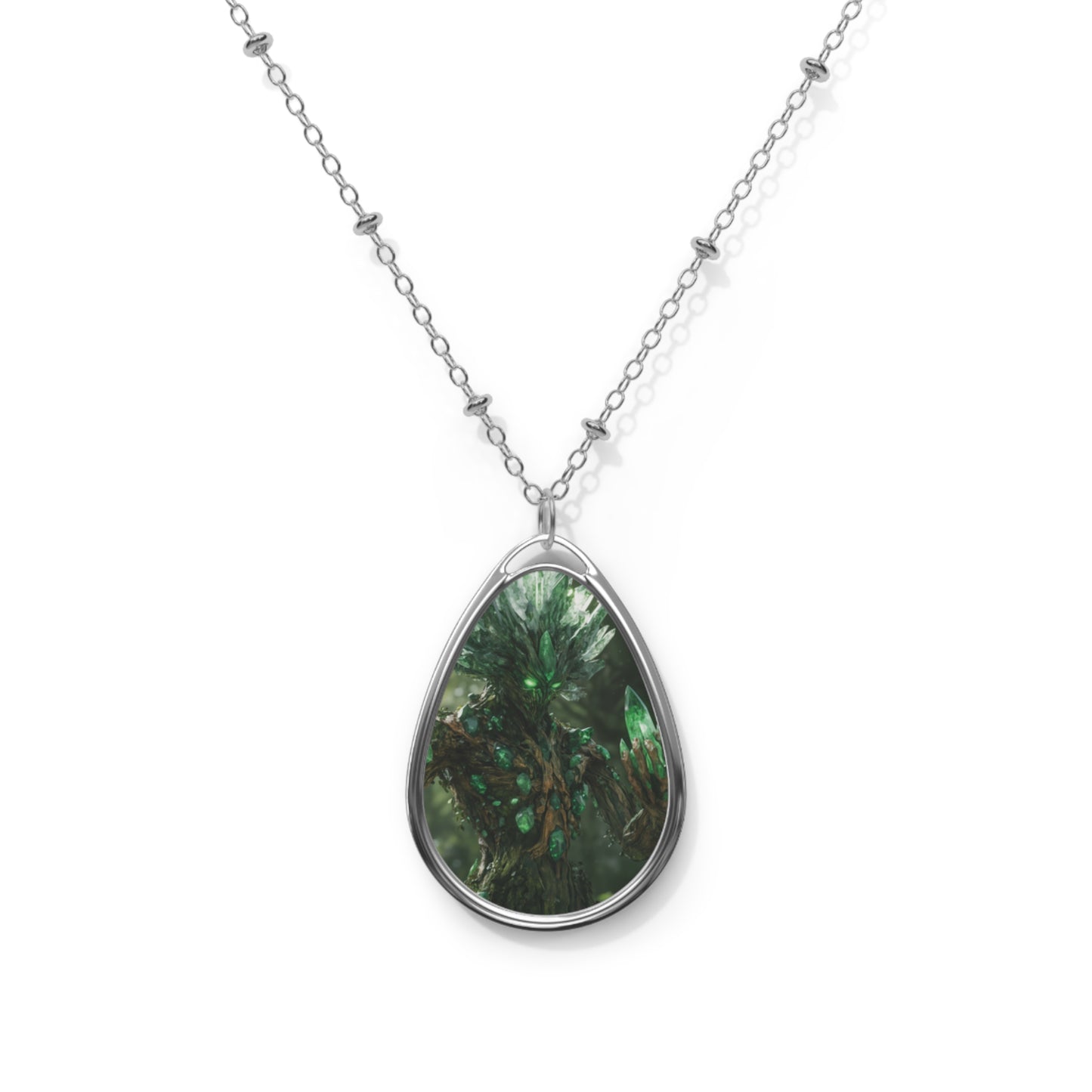 Merial Cosmos Oval Necklace