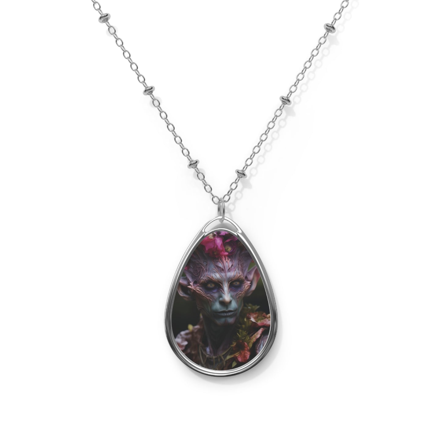 Merial Cosmos Oval Necklace