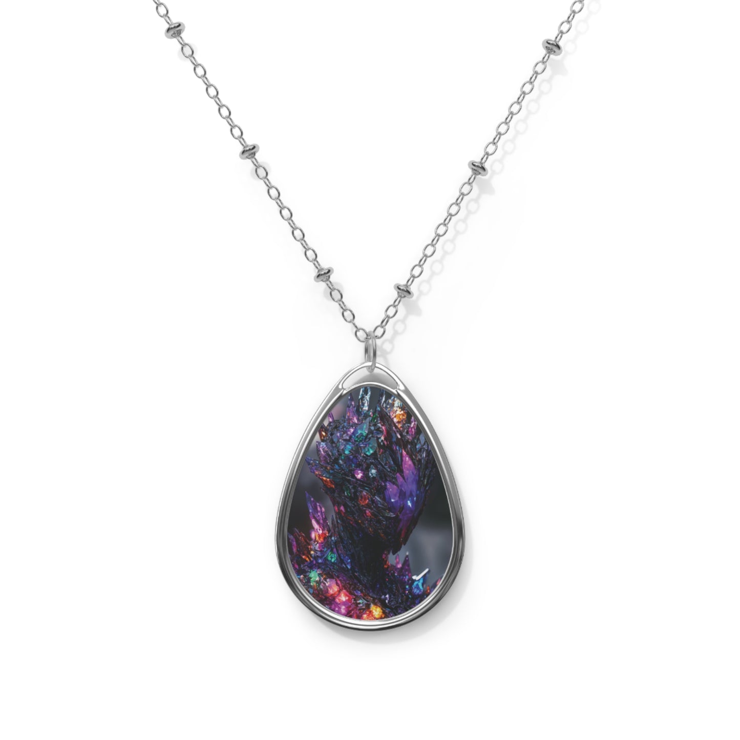 Merial Cosmos Oval Necklace