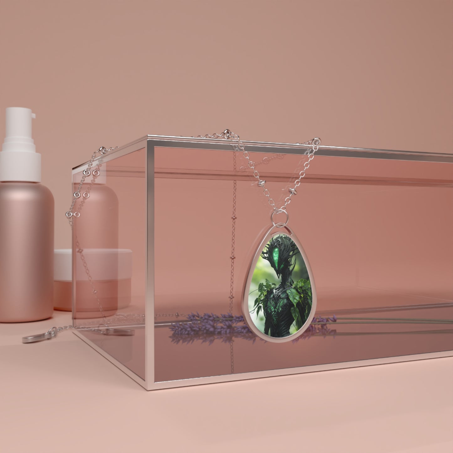 Merial Cosmos Oval Necklace