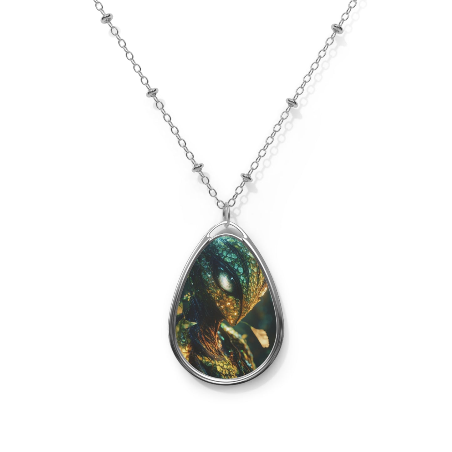 Merial Cosmos Oval Necklace
