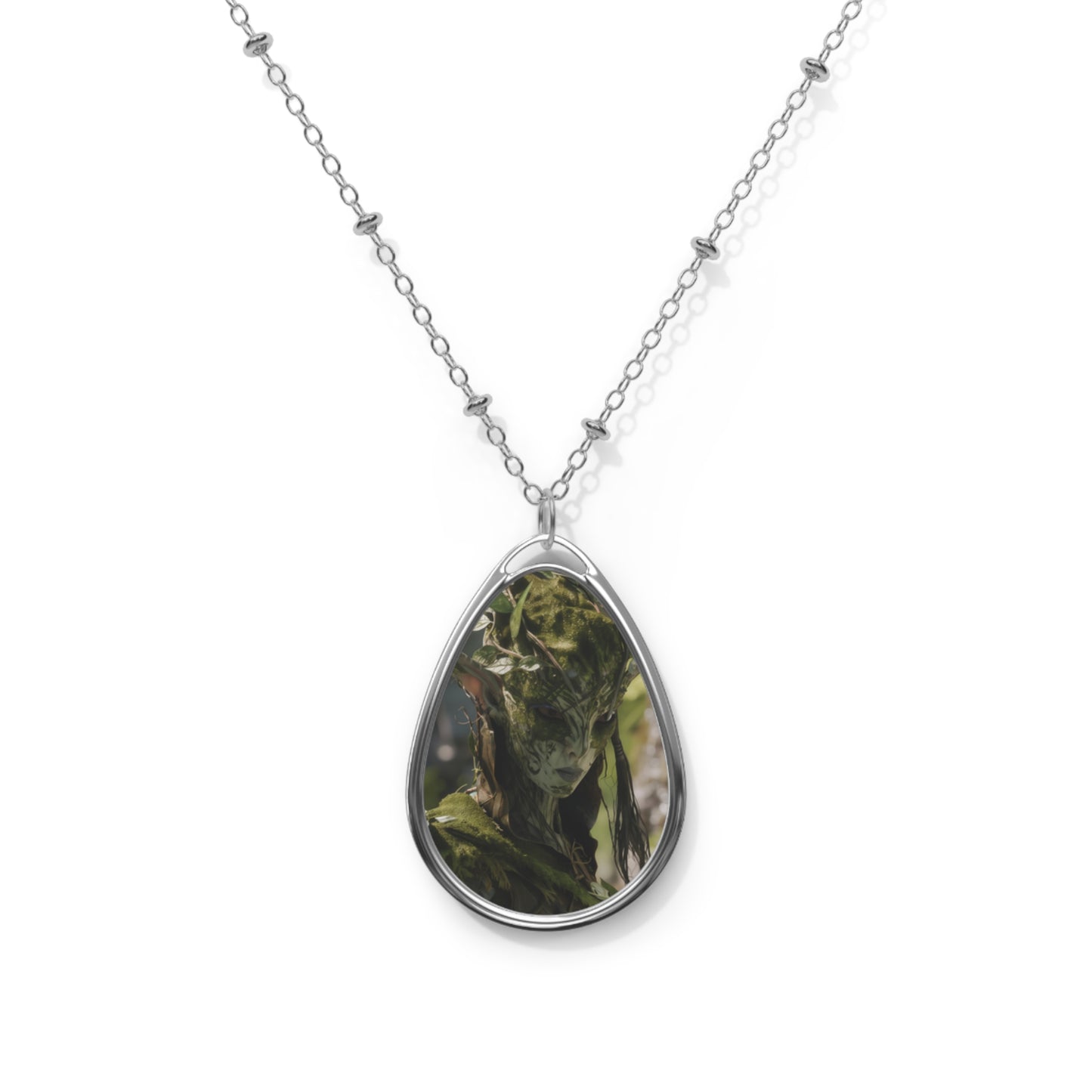 Merial Cosmos Oval Necklace
