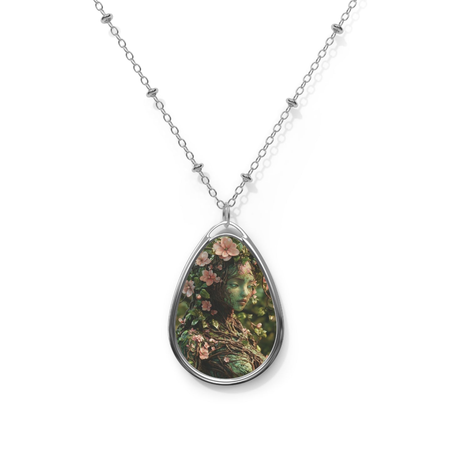 Merial Cosmos Oval Necklace