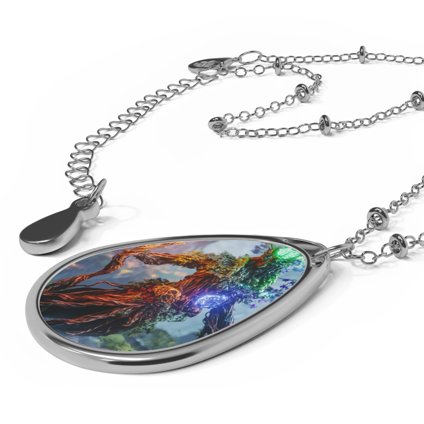 Merial Cosmos Oval Necklace