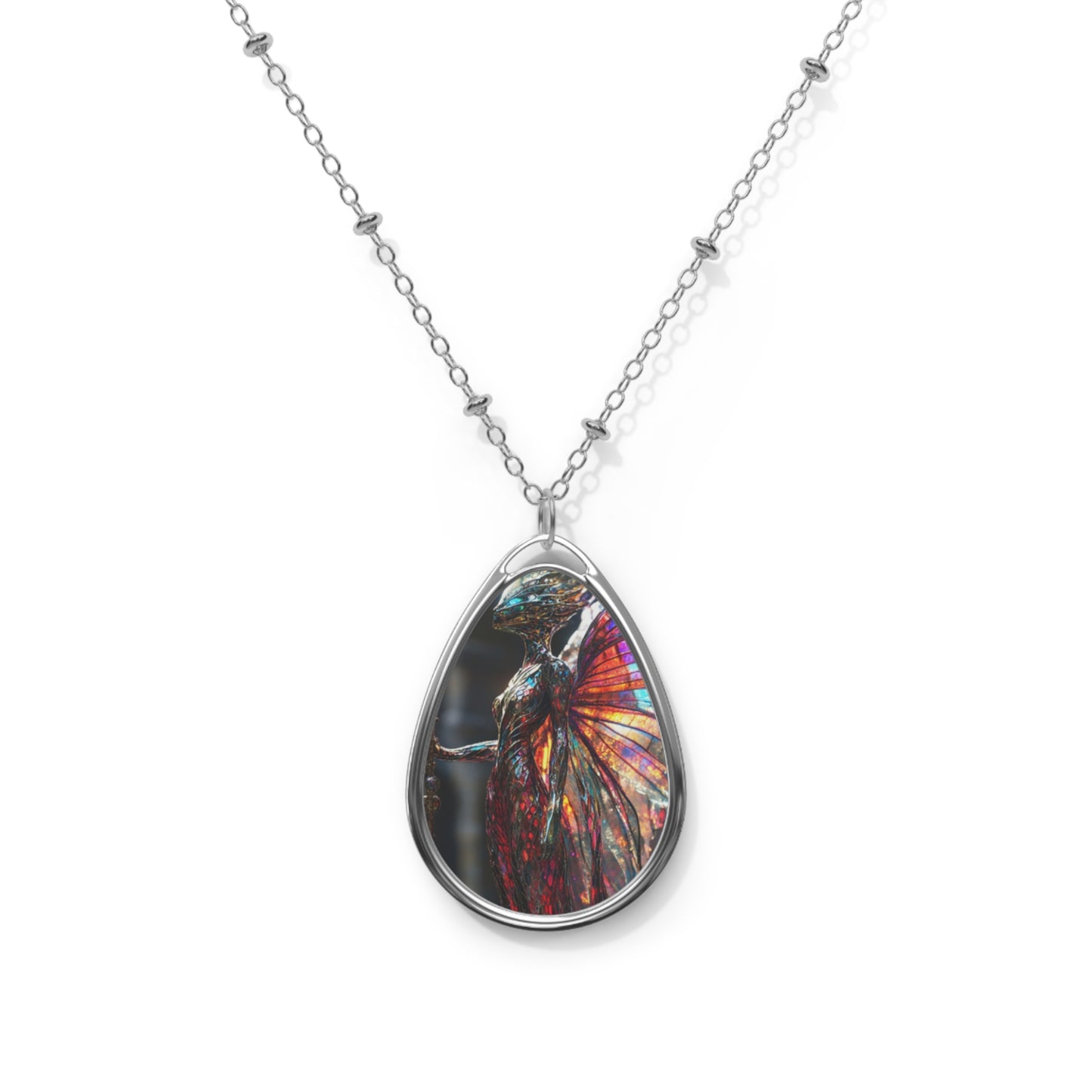Merial Cosmos Oval Necklace