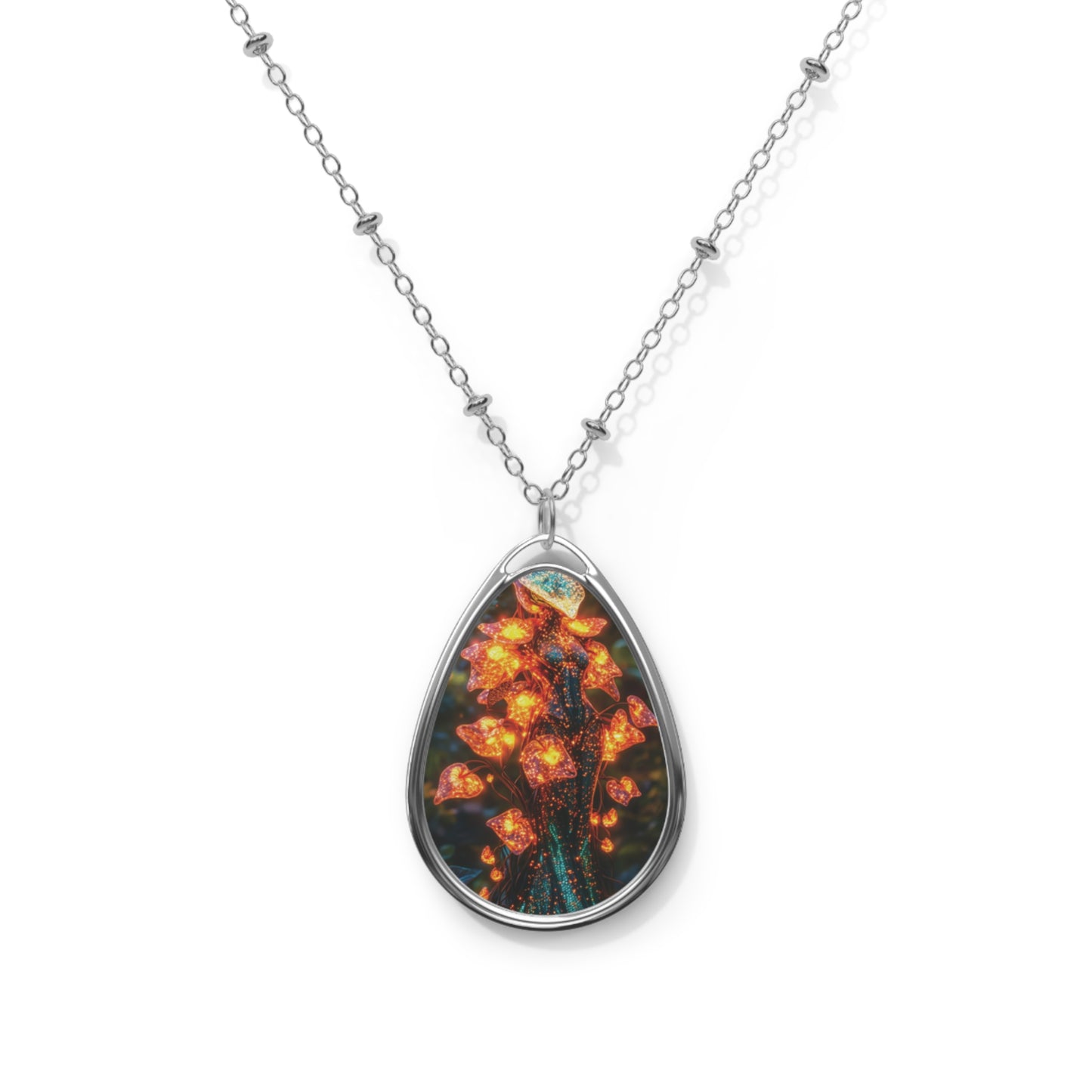 Merial Cosmos Oval Necklace