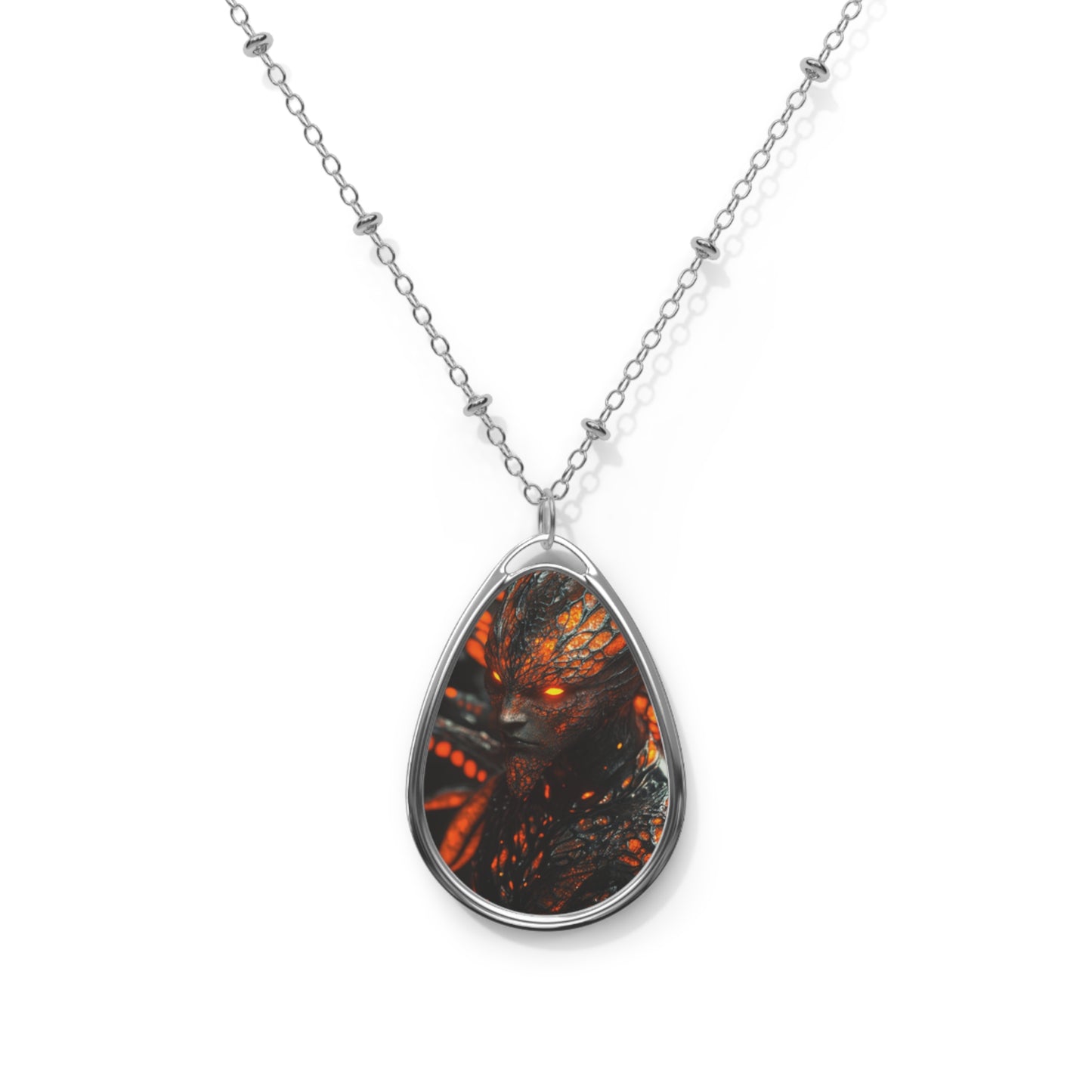 Merial Cosmos Oval Necklace