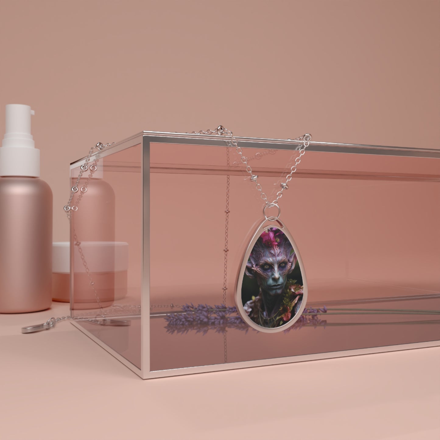 Merial Cosmos Oval Necklace