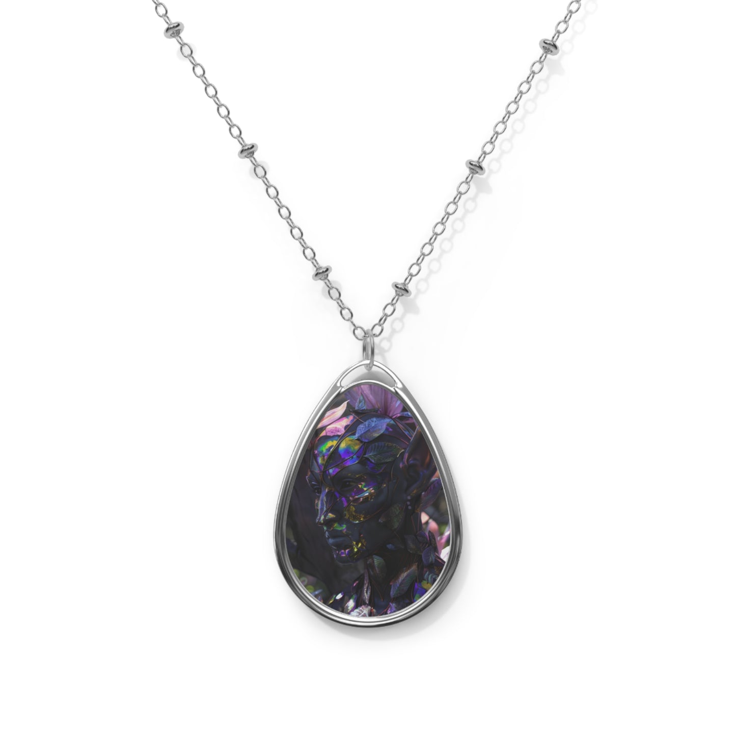 Merial Cosmos Oval Necklace