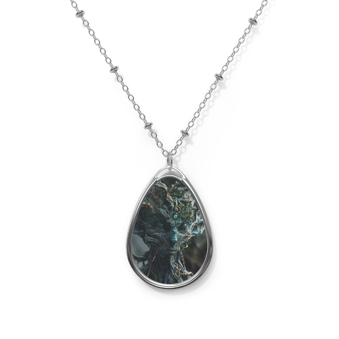 Merial Cosmos Oval Necklace