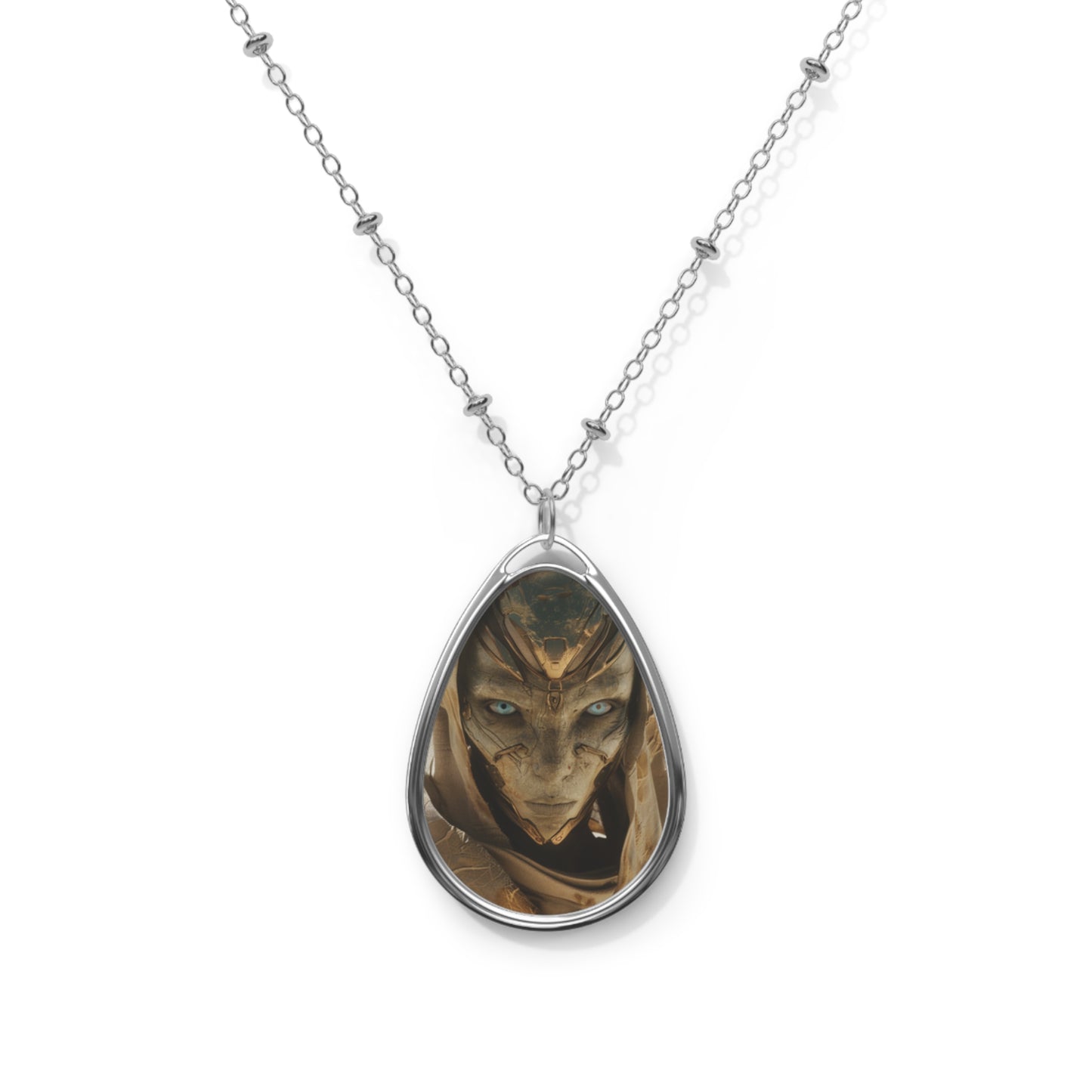 Merial Cosmos Oval Necklace