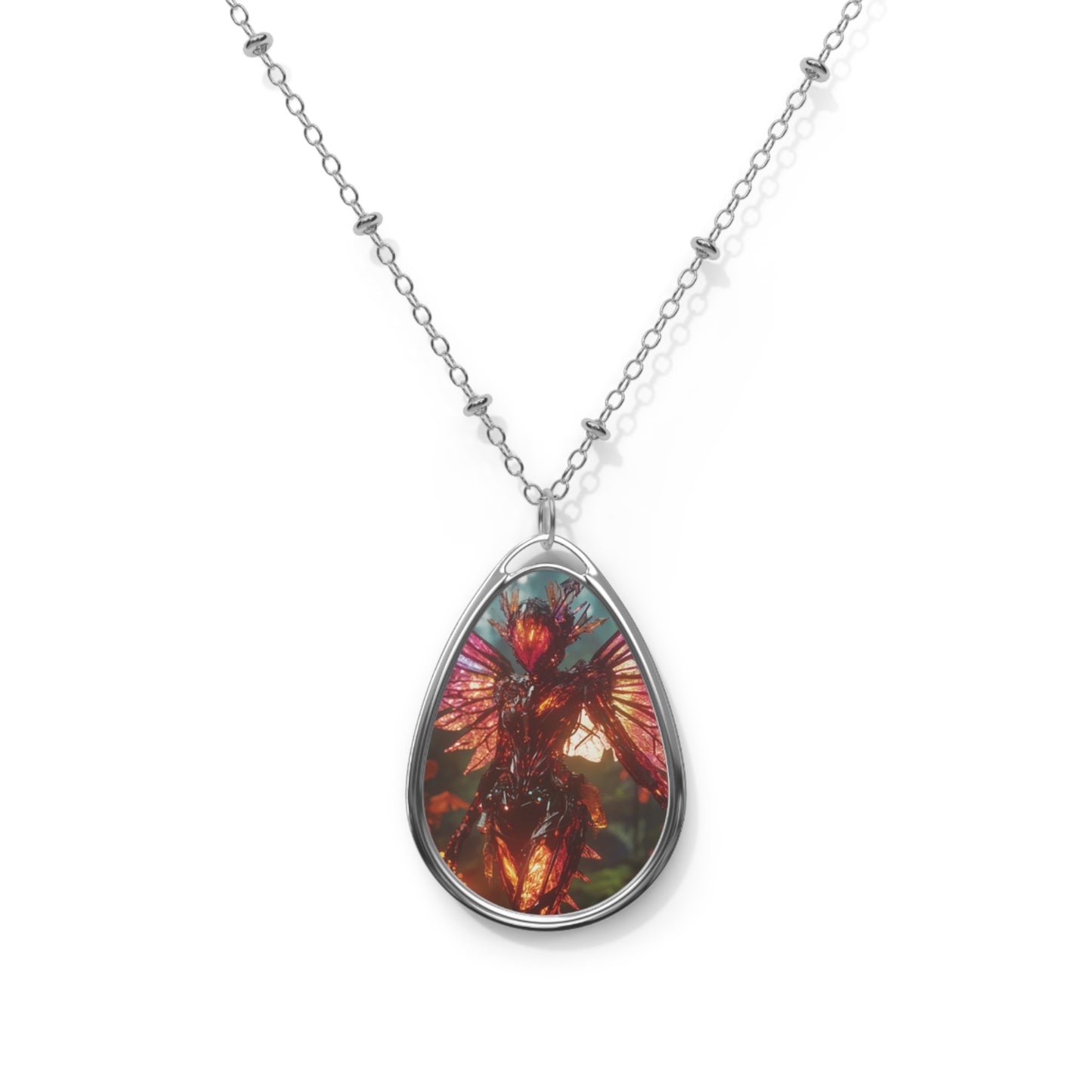 Merial Cosmos Oval Necklace