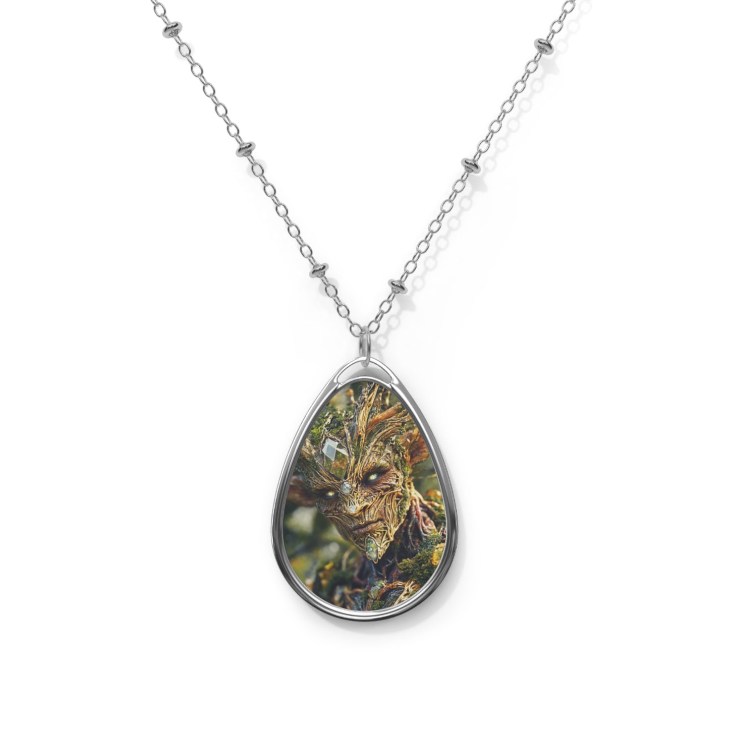Merial Cosmos Oval Necklace