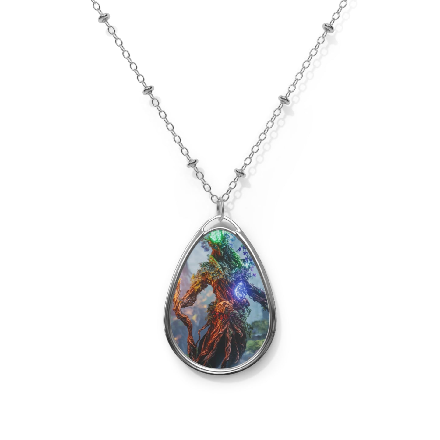 Merial Cosmos Oval Necklace