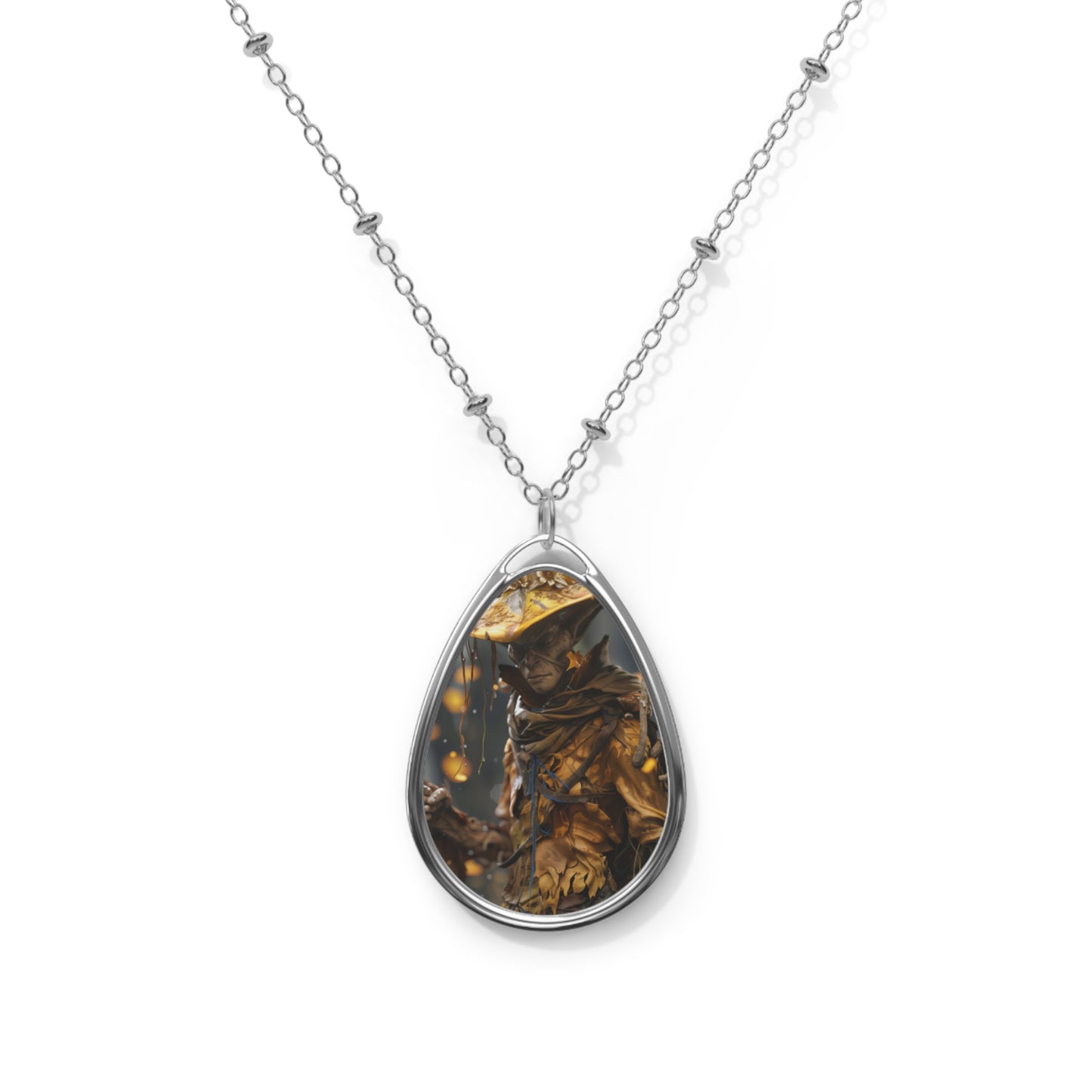 Merial Cosmos Oval Necklace