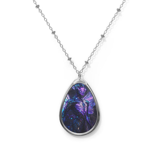 Oval NecklaceMerial Cosmos Oval Necklace