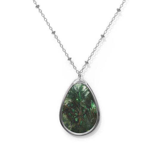 Merial Cosmos Oval Necklace