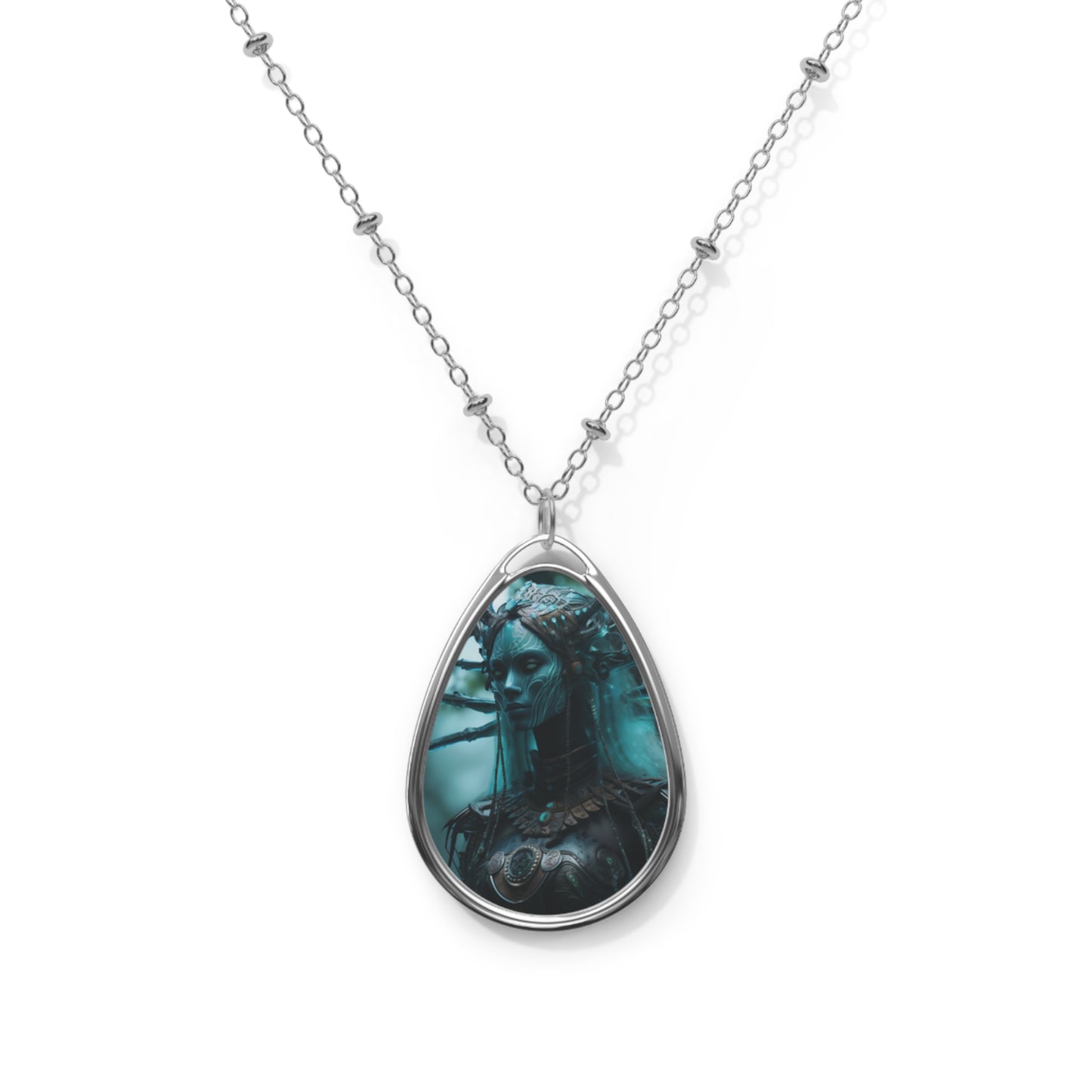 Merial Cosmos Oval Necklace