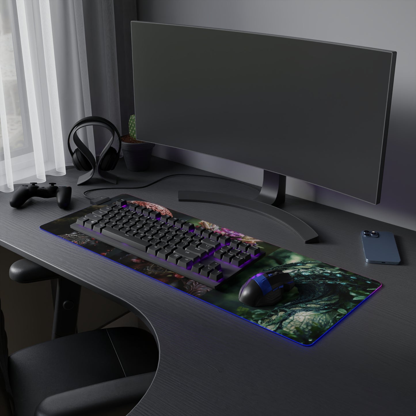 Merial Cosmos LED Gaming Mouse Pad