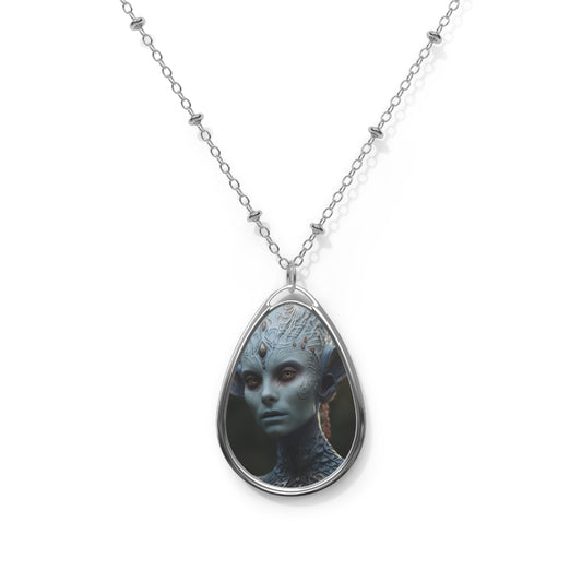 Merial Cosmos Oval Necklace