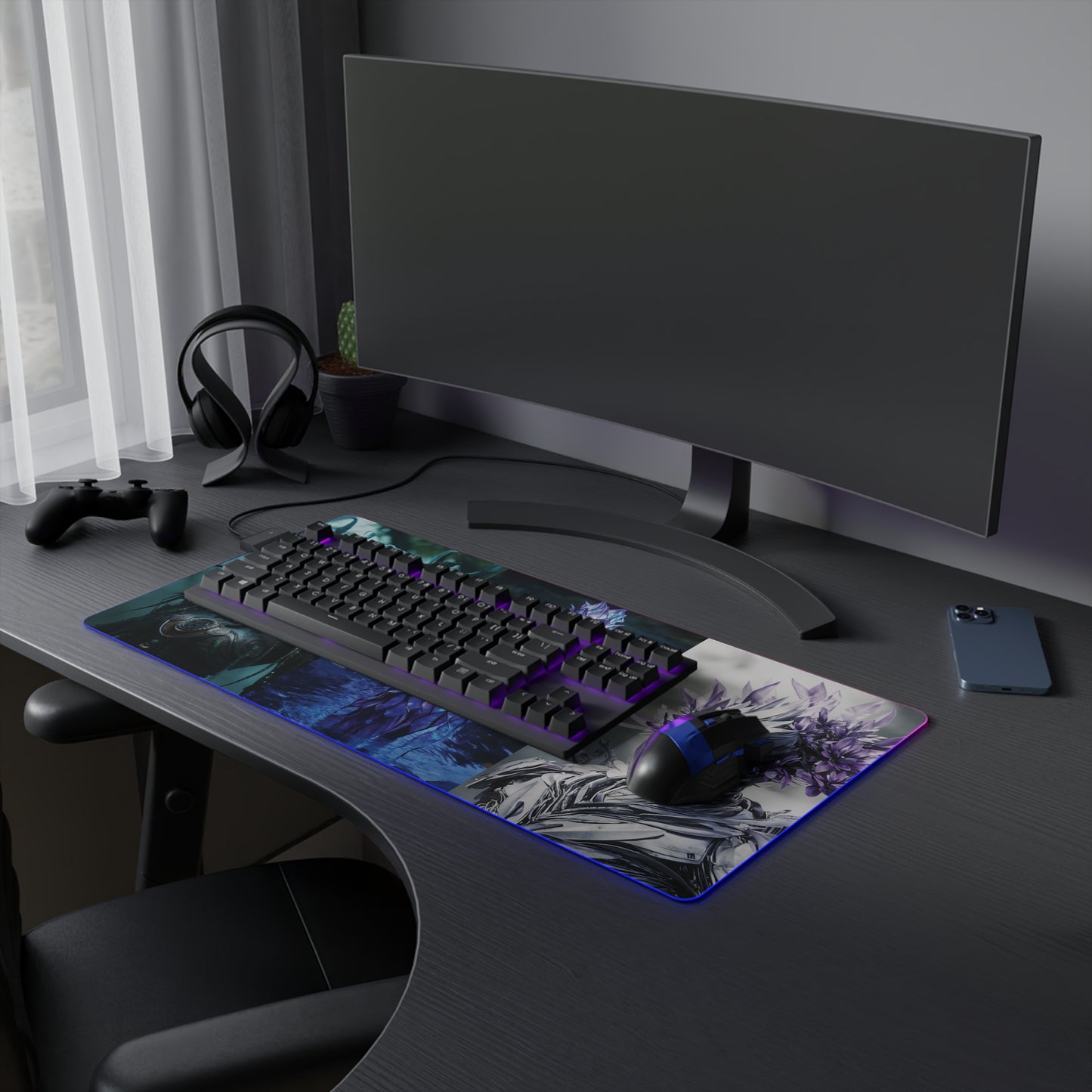 Merial Cosmos LED Gaming Mouse Pad