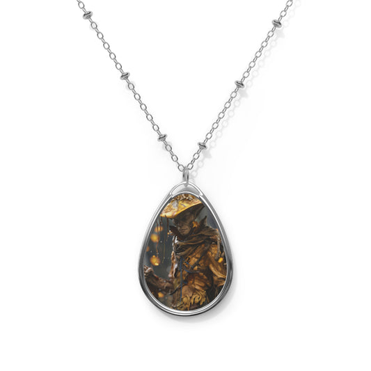 Merial Cosmos Oval Necklace